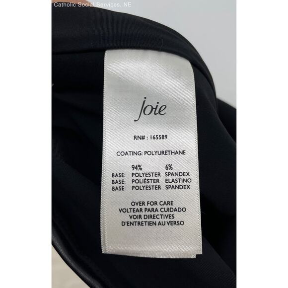 Joie Black Women's Faux Leather Leggings - Contemporary Fit - Size Medium - Picture 9 of 9